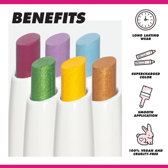 OMG | Electric Slide Eye Shadow & Brush Stick | Lime Crime | Brand New in Box - Picture 6 of 16